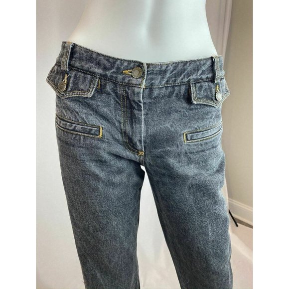 Dolce & Gabbana Gray Loose Fit Back Buckle Straigh - Picture 2 of 10